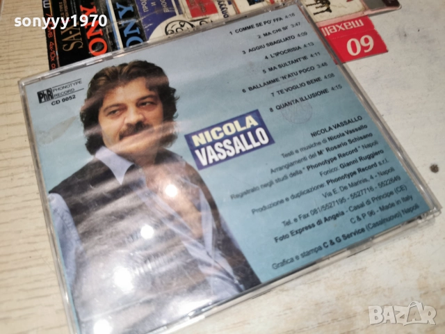 NICOLA VASSALLO CD 1412251742, снимка 15 - CD дискове - 52792451