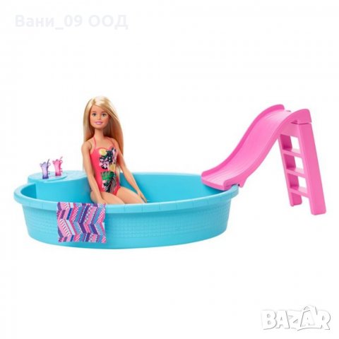 Кукла Барби с басейн, снимка 2 - Кукли - 33844714