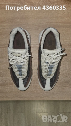 Nike Air Max 95/ Sail/ Black-Cashmere-Dk Driftwood, снимка 5 - Маратонки - 53381135