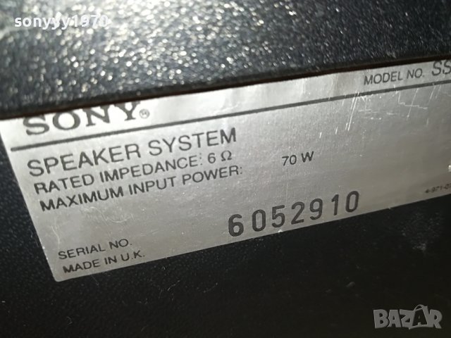 поръчани-SONY SPEAKER SYSTEM-ENGLAND 0405221134, снимка 14 - Тонколони - 36653977