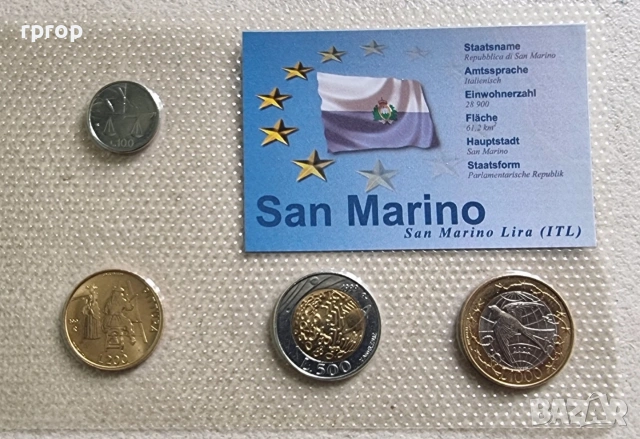 Сан Марино. Лот . 1990 - 1999  година. UNC.