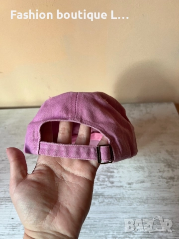 Розова бейзболна шапка с регулираща се обиколка на главата 🌸, снимка 3 - Шапки - 52944024