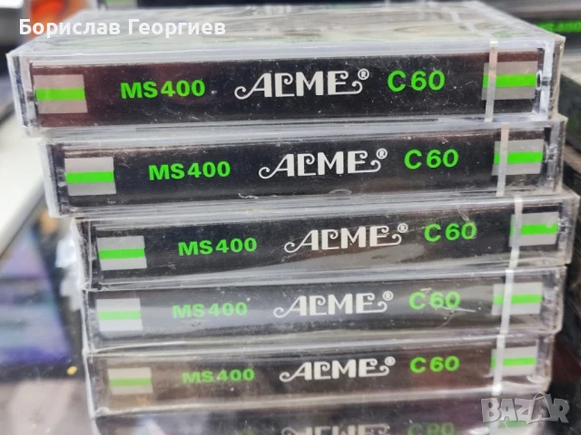 Нови касетки acme ms 400 c60, снимка 5 - Аудио касети - 50518233