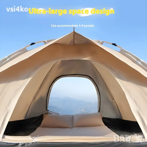 Палатка с два прозореца и две врати , снимка 3 - Палатки - 52921972