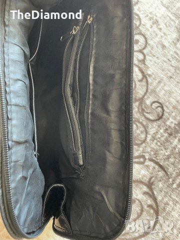 Дамска чанта кожа (черна), снимка 4 - Чанти - 38280913