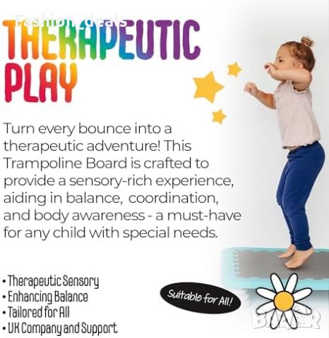 Нов Детски Терапевтичен Трамплин Дъска MagicMeadow за Сензорни Игри, снимка 8 - Други - 42878946
