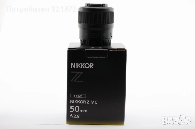Nikon NIKKOR Z MC 50mm f/2.8 Macro - КАТО НОВ, Пълен комплект, снимка 3 - Обективи и филтри - 54185024