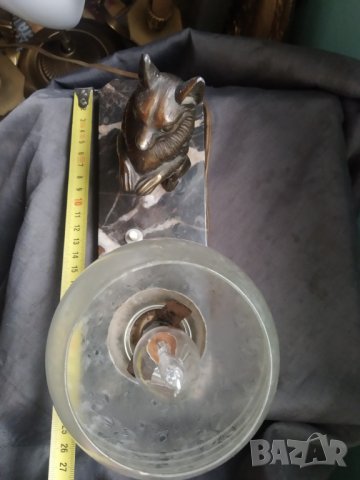 стара настолна лампа арт деко, снимка 3 - Настолни лампи - 38683155