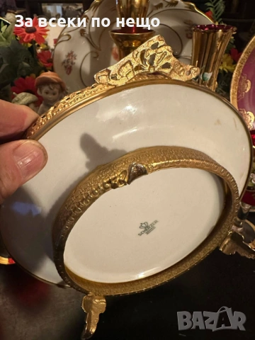 Scherzer Bavaria Germany  Crown Circa 1949 - немска класика от времената Код P1863, снимка 3 - Декорация за дома - 53299622