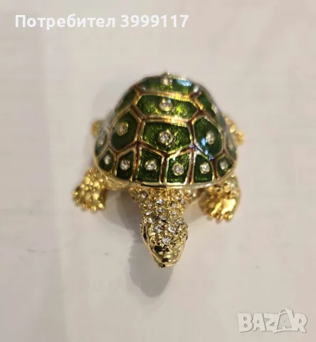 Метална бижутерка - Костенурка, снимка 3 - Романтични подаръци - 47806358