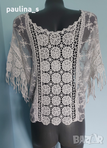 Два различни броя / Дантелена туника или топ , снимка 7 - Туники - 36566172