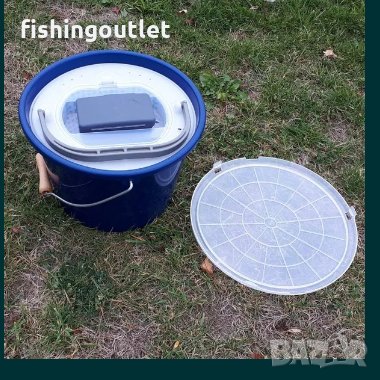  Луксозна рибарска кофа за живи риби с помпа за въздух ., снимка 5 - Такъми - 30906642