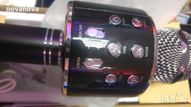 Безжичен блутут караоке микрофон с вграден говорител, снимка 6 - Микрофони - 31199469