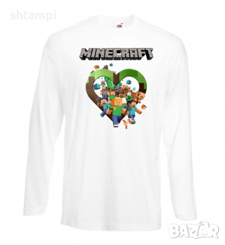 Мъжка тениска майнкрафт Minecraft 5,Minecraft,Игра,Забавление,подарък,Изненада,Рожден Ден., снимка 17 - Тениски - 36495159