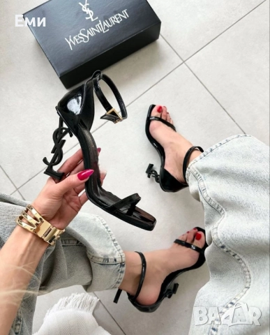 Yves Saint Laurent Луксозни дамски сандали, обувки, чанти YSL, снимка 17 - Дамски обувки на ток - 40911702