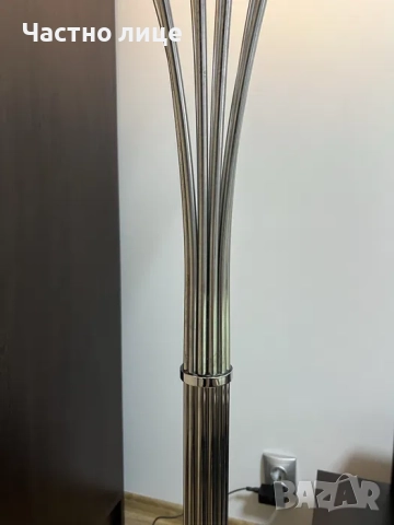 Лампион/подова лампа хром, снимка 7 - Лампиони - 51626127