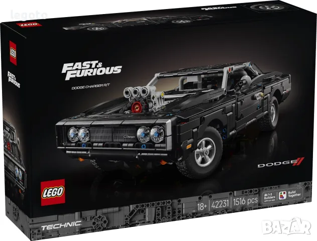 НОВО ЛЕГО 42231 Техник - Бързи и яростни - Додж Чарджър R/T LEGO 42231 TECHNIK - Fast & Furious -