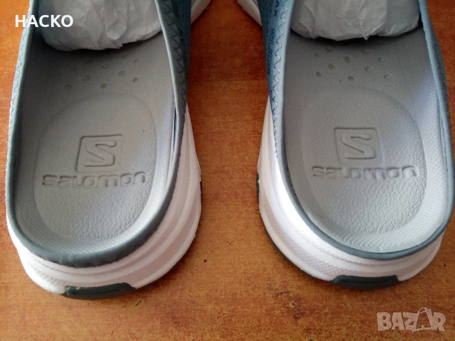 ПРОМО ЦЕНАЧехли Salomon Relax Slide 4.0 Размер 44 2/3 Стелка 28,5 см. 100% Оригинални Внос от Англия, снимка 10 - Мъжки чехли - 50822960