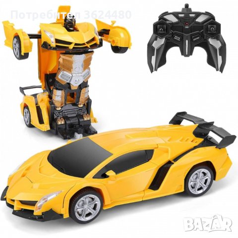 ТРАНСФОРМЪР КОЛА РОБОТ С ДИСТАНЦИОННО, снимка 11 - Коли, камиони, мотори, писти - 39994256