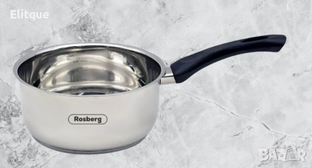 Касерола Rosberg ,14/18/20 см,  Бакелитена дръжка, Инокс, снимка 6 - Други - 52820069