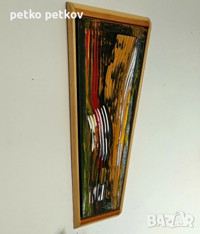 Абстрактна картина Veier, снимка 3 - Картини - 52141246