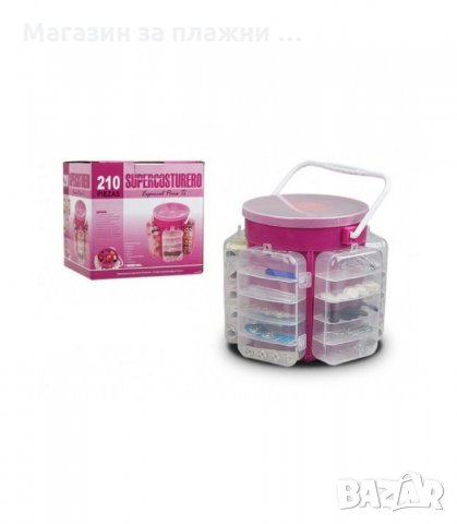 ПРАКТИЧЕН КОМПЛЕКТ ЗА ШИЕНЕ ОТ 210 ЧАСТИ - код 2629, снимка 4 - Други стоки за дома - 33929505