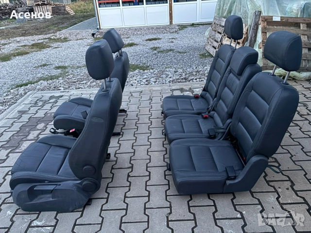 Кожени Седалки Кожен Салон за VW Touran Туран Тоуран, снимка 10 - Аксесоари и консумативи - 52150802