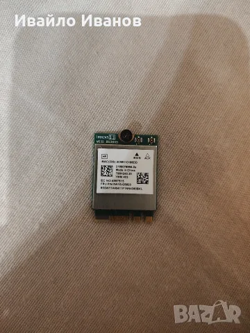 Wi-Fi безжична карта MediaTek MT7921 (Wi-Fi 6 + Bluetooth) за лаптоп Lenovo