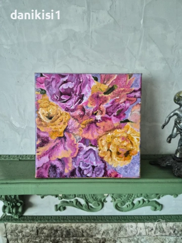 Авторска картина маслени бои, снимка 3 - Картини - 54326788