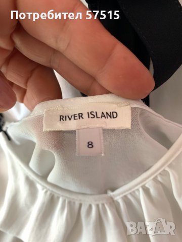 River Island 2 бр-дамски топ бял, снимка 10 - Туники - 37950112