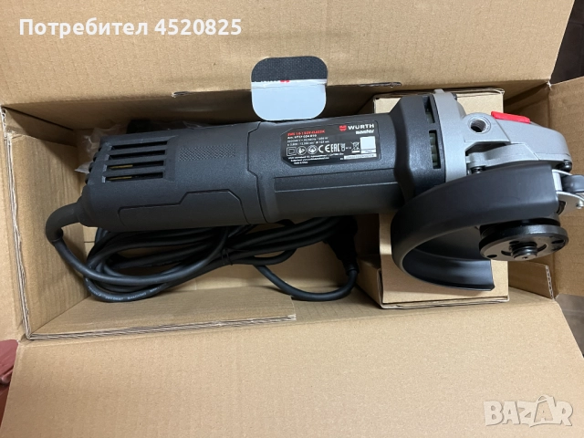Ъглошлайф Wurth Вюрт 1400W, снимка 4 - Ъглошлайфи - 52663106