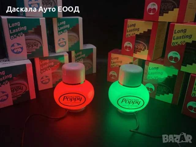 1 бр. LED ЛЕД осветление за ароматизатор POPPY 150ml