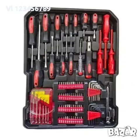 Куфар с Ръчни Инструменти KraFTWorld 499 части тресчотки, ключове, отвертки., снимка 8 - Куфари с инструменти - 51467402