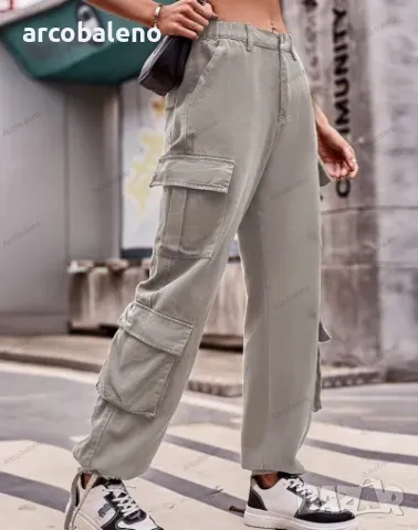 Нов дамски ежедневен панталон със свободен дизайн, 5цвята , снимка 2 - Панталони - 48816749