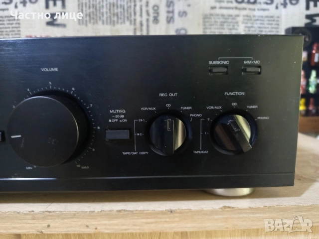 Усилвател "Aiwa"XA-008, снимка 2 - Ресийвъри, усилватели, смесителни пултове - 54213505