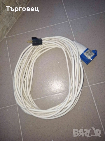 Захранващ кабел/преходник за каравана/кемпер контакт 17,5 -18  метра