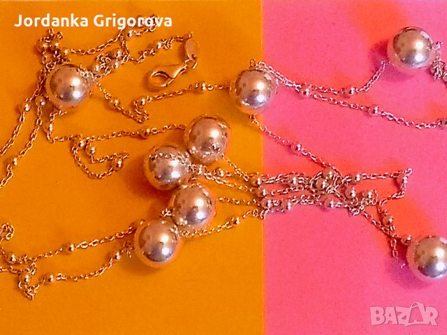 Стилен, много нежен сребърен синджир