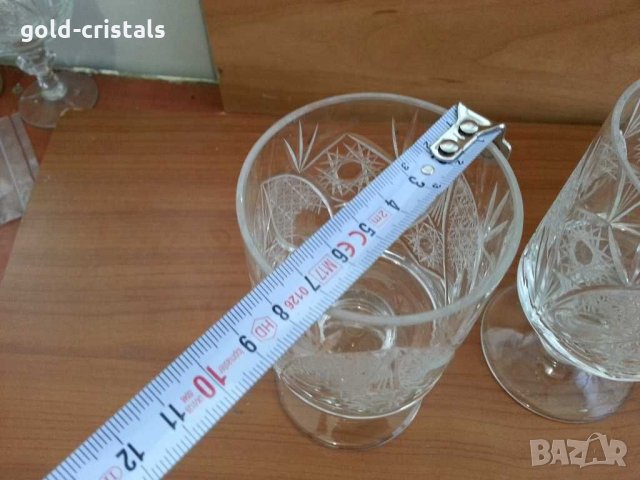 Ретро кристални чаши , снимка 16 - Антикварни и старинни предмети - 29704625
