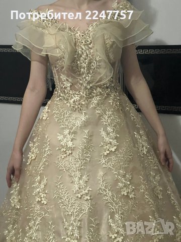 Уникална рокля принцеса размер S, снимка 6 - Рокли - 39934904