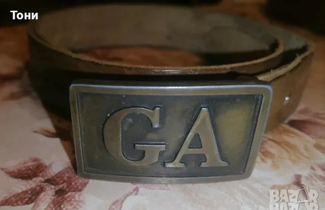 Мъжки Колан Изцяло от Естествена Кожа като Нов 115см.