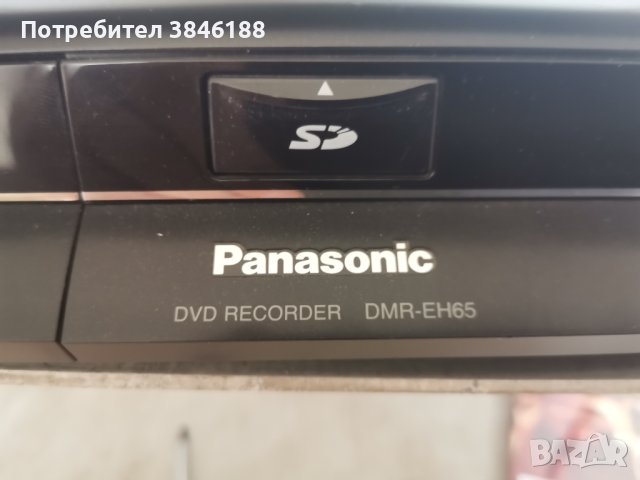 PANASONIC DMR-EH65 HDD/DVD/HDMI RECORDER, снимка 3 - Плейъри, домашно кино, прожектори - 42391119