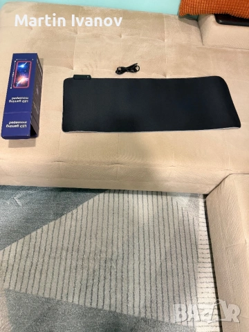 RGB Gaming mouse mat пад за клавиатура с подцветка, снимка 6 - Клавиатури и мишки - 54183668