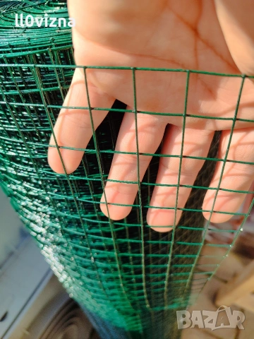 ОГРАДНА МРЕЖА С PVC ПОКРИТИЕ 20Х20 1м/25м, снимка 2 - Огради и мрежи - 54223075