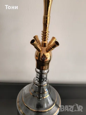 Наргиле DUD gold / 4-pipe Shisha Dud – Gold, снимка 2 - Наргилета - 47410825