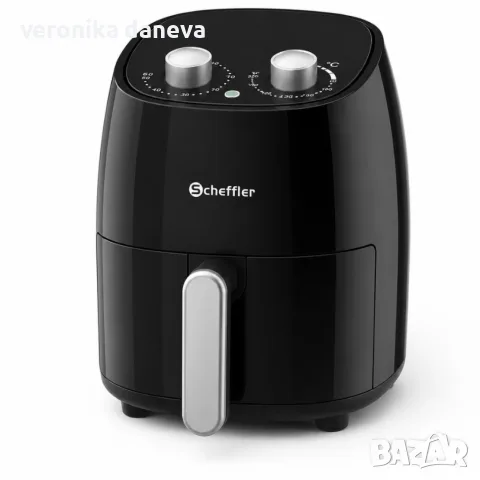 Фритюрник с горещ въздух 4L 1500W – До 85% по-малко мазнина, регулируема температура 80–230°C