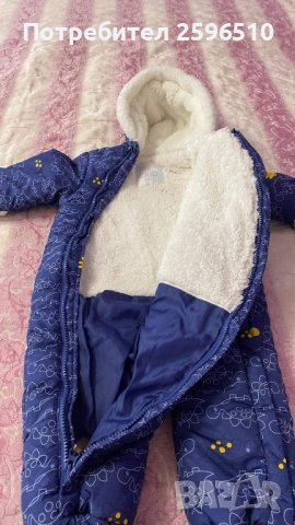 Топъл зимен космонавт за бебета 9-12 месеца, снимка 4 - Бебешки ескимоси - 42789822