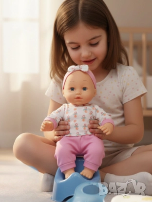 Пишкаща кукла с музикални ефекти и аксесоари – Перфектният Коледен подарък за малката принцеса, снимка 3 - Кукли - 52871303