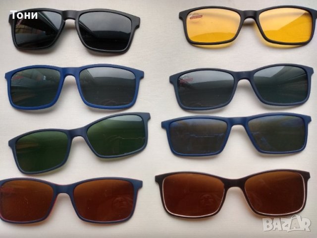 Магнитен клипс / слюда за очила с диоптър / диоптрични рамки, снимка 2 - Слънчеви и диоптрични очила - 31855531