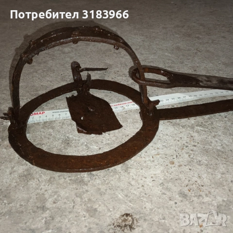 голям капан работещ, снимка 3 - Антикварни и старинни предмети - 54306440