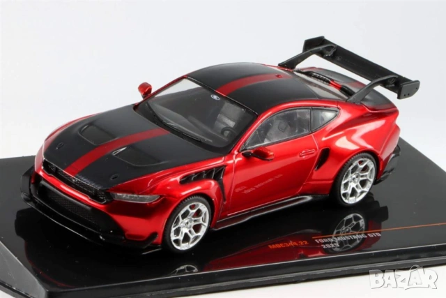 Ford Mustang CTO 2025 - мащаб 1:43 на IXO моделът е нов в PVC дисплей-кейс